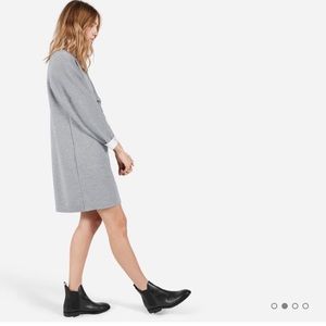 Everlane Luxe Double-Knit Sweater Dress